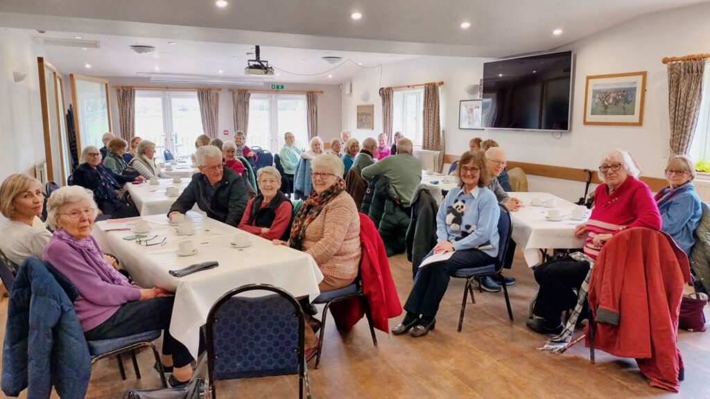 Enjoying our Coffee Morning